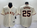 Men's San Francisco Giants Barry Bonds Beige Replica Baseball Jersey