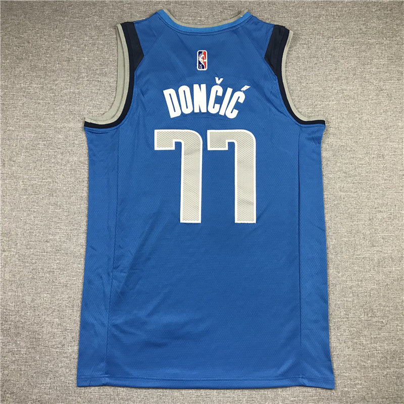 Men's Dallas Mavericks Luka Doncic NBA Blue Replica Jersey