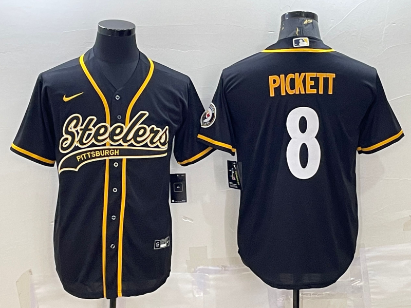Men's Pittsburgh Steelers Kenny Pickett Black Player Jersey