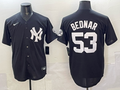 Men's New York Yankees David Bednar Black Replica Player Jersey