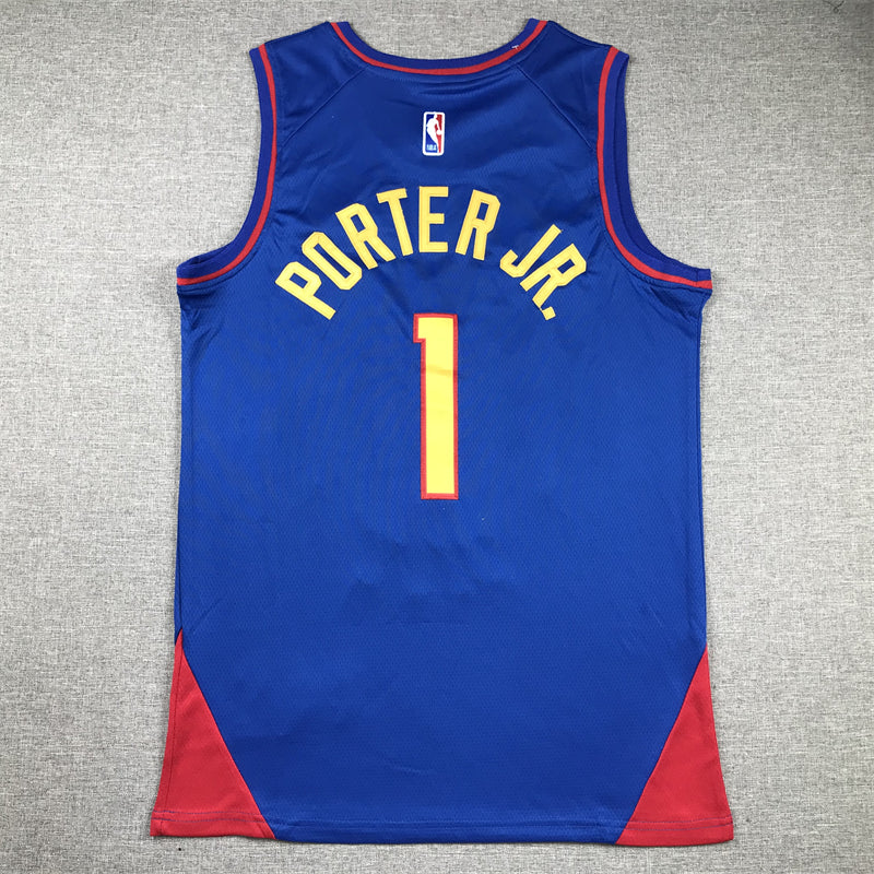 Men's Denver Nuggets Michael Porter Jr. Blue 2022/23 Swingman Jersey - Statement Edition
