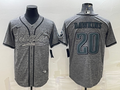 Men's Philadelphia Eagles Brian Dawkins Gray Player Jersey Joint Edition