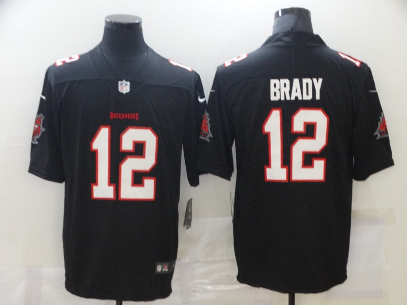 Men's Tampa Bay Buccaneers Tom Brady Black Player Game Jersey