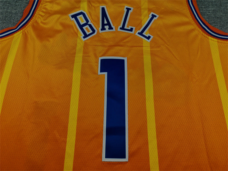 Men's Charlotte Hornets LaMelo Ball Orange 2025/26 Swingman Jersey - City Edition