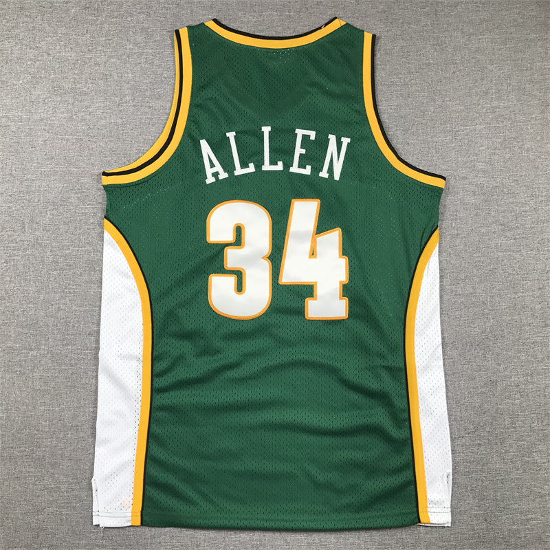 Men's Seattle SuperSonics Ray Allen Green 2006-2007 Swingman Jersey