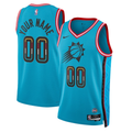 Men's Phoenix Suns Turquoise 2022/23 Swingman Custom Jersey - City Edition