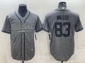 Men's Las Vegas Raiders Darren Waller Gray Player Jersey Joint Edition