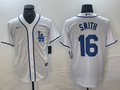Men's Los Angeles Dodgers Will Smith White Limited Player Jersey