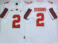 Men's Ohio State Buckeyes JK Dobbins White Player Game Jersey