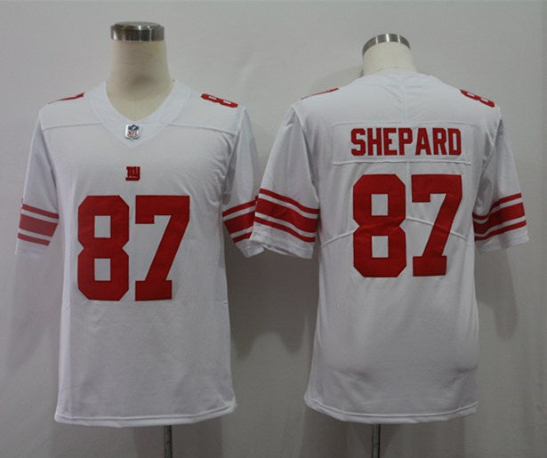 Men's New York Giants Sterling Shepard White Game Player Jersey