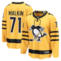 Men's Pittsburgh Penguins Evgeni Malkin Fanatics Gold Alternate Premium Jersey