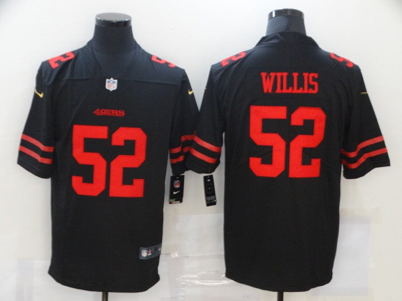 Men's San Francisco 49ers Patrick Willis Black Game Jersey
