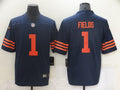 Men's Chicago Bears Justin Fields Navy Game Jersey