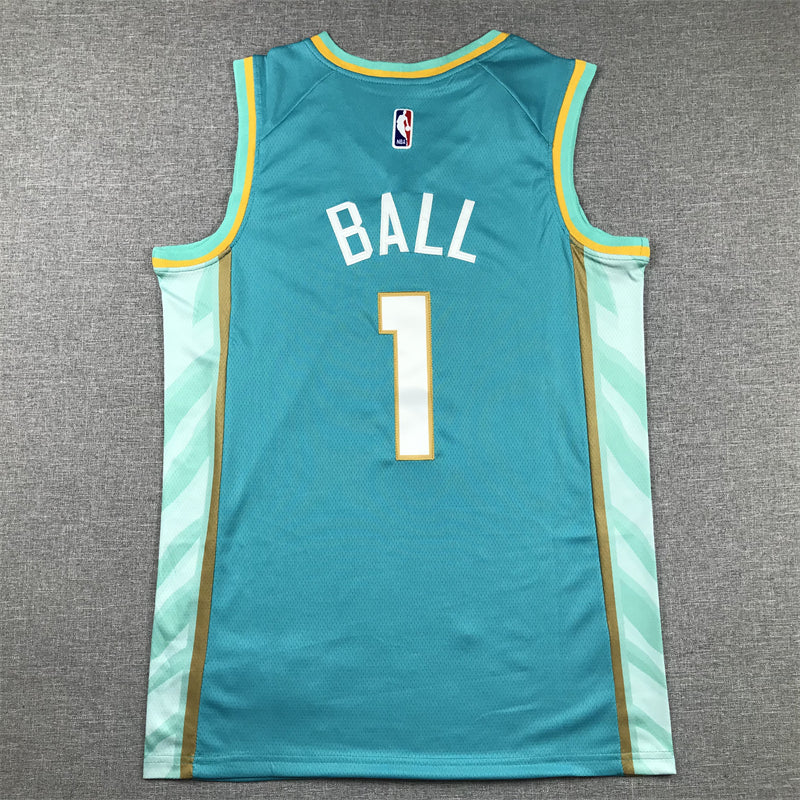 Men's Charlotte Hornets LaMelo Ball Teal 2023/24 Swingman Jersey - City Edition