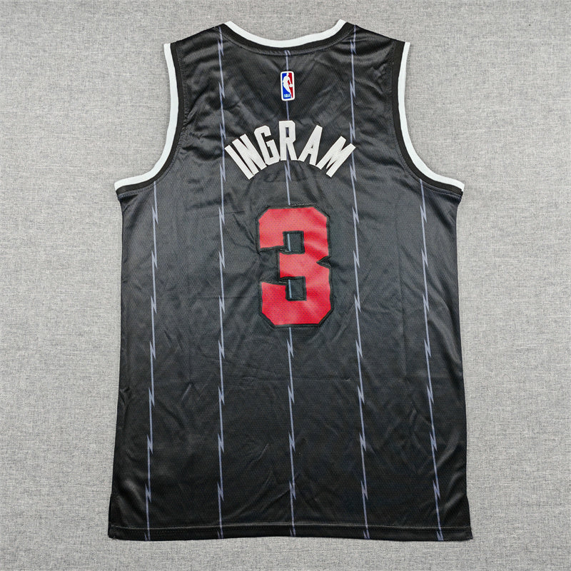 Men's Toronto Raptors Brandon Ingram Black 2025/26 Swingman Jersey - City Edition