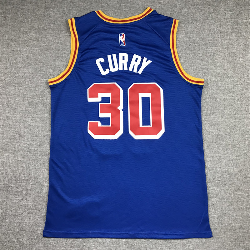 Men's Golden State Warriors Stephen Curry Blue 2022 City Edition Jersey
