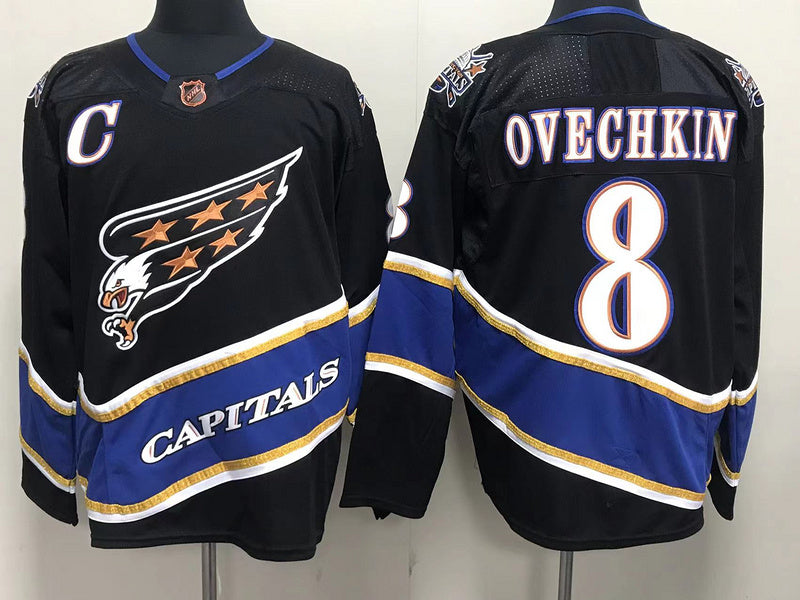 Men's Washington Capitals Alexander Ovechkin Black Home Breakaway Player Jersey