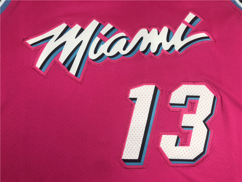 Men's Miami Heat Bam Adebayo Pink Swingman Player Jersey