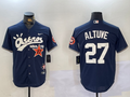 Men's Houston Astros Jose Altuve Navy Game Player Jersey