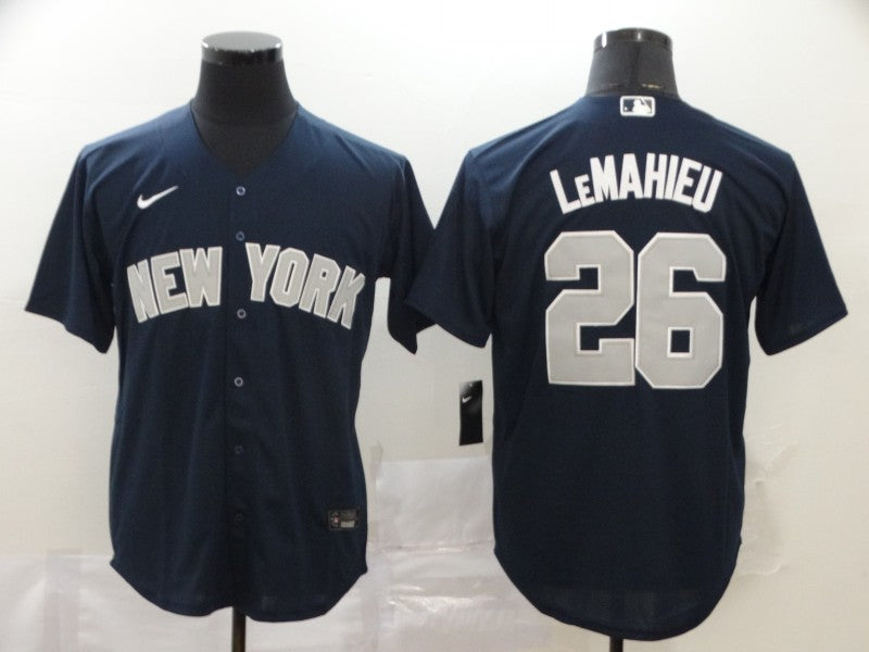 Men's New York Yankees DJ LeMahieu Navy Replica Player Jersey