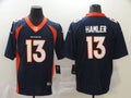 Men's Denver Broncos KJ Hamler Navy Game Jersey