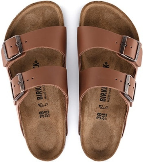 Birkenstock Arizona Series Cowhide Minimalistic Cozy 1019019 Brown Sandals