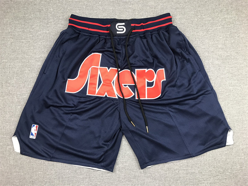 Men's Philadelphia 76ers Navy City Edition Basketball Shorts