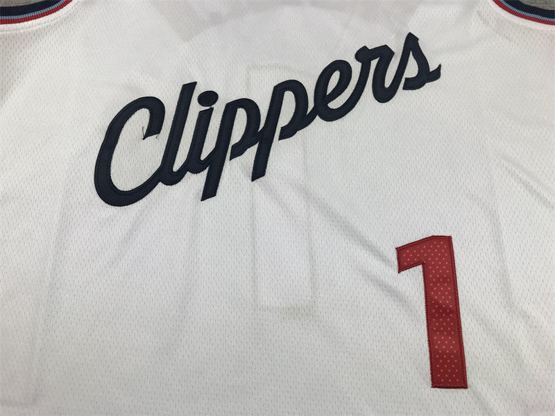 Men's LA Clippers James Harden White Swingman Player Jersey