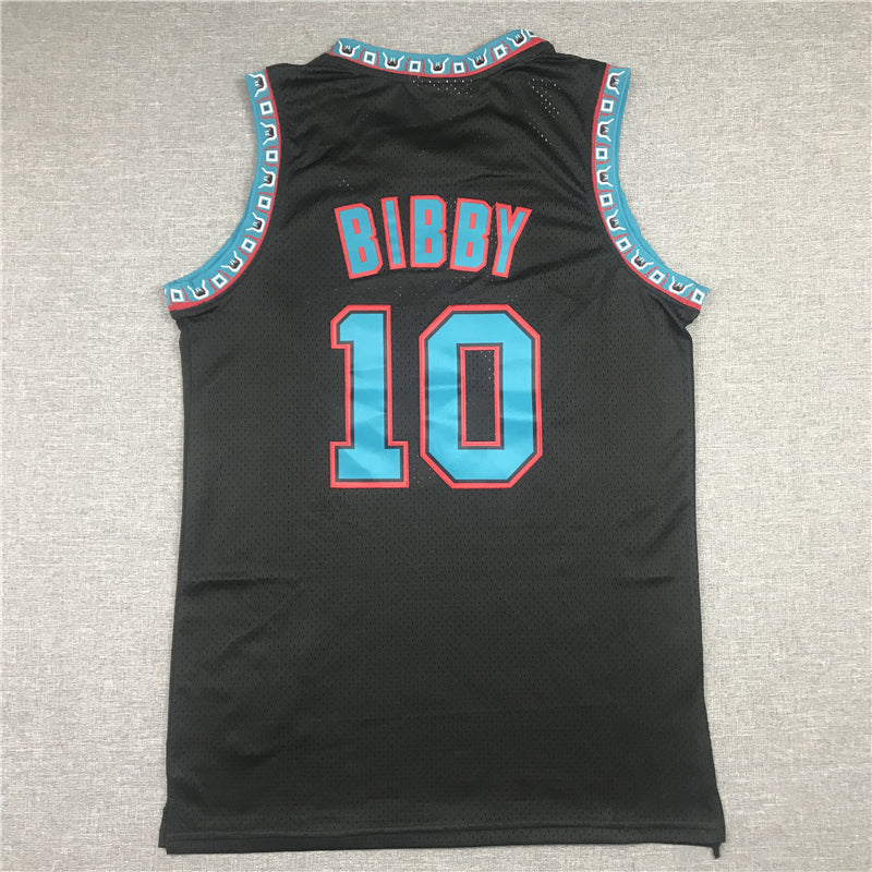 Men's Memphis Grizzlies Mike Bibby Black Classics Swingman Jersey