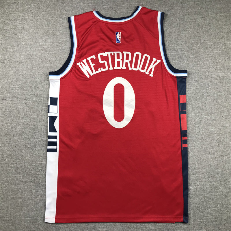 Men's LA Clippers Russell Westbrook Red Swingman Player Jersey