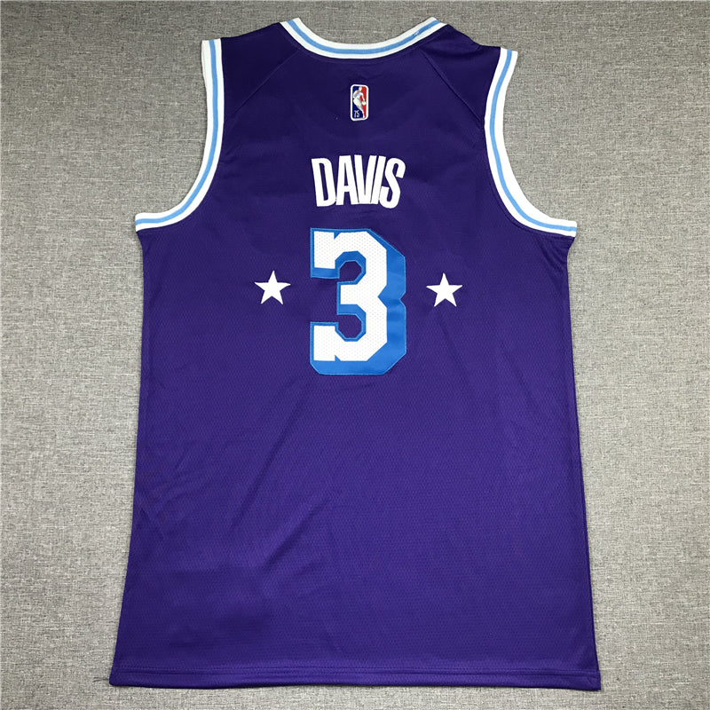 Men's Los Angeles Lakers Anthony Davis Purple Swingman Jersey - City Edition