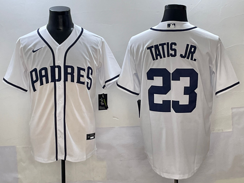 Men's San Diego Padres Fernando Tatis Jr. MLB White Stitched Jersey
