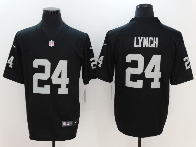 Men's Las Vegas Raiders Marshawn Lynch Black Game Jersey