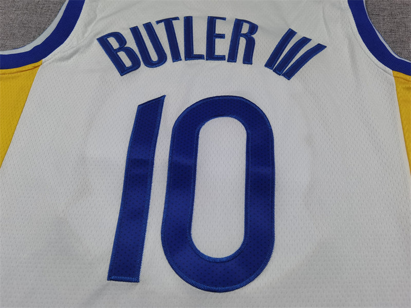 Men's Golden State Warriors Jimmy Butler White Swingman Jersey - Association Edition