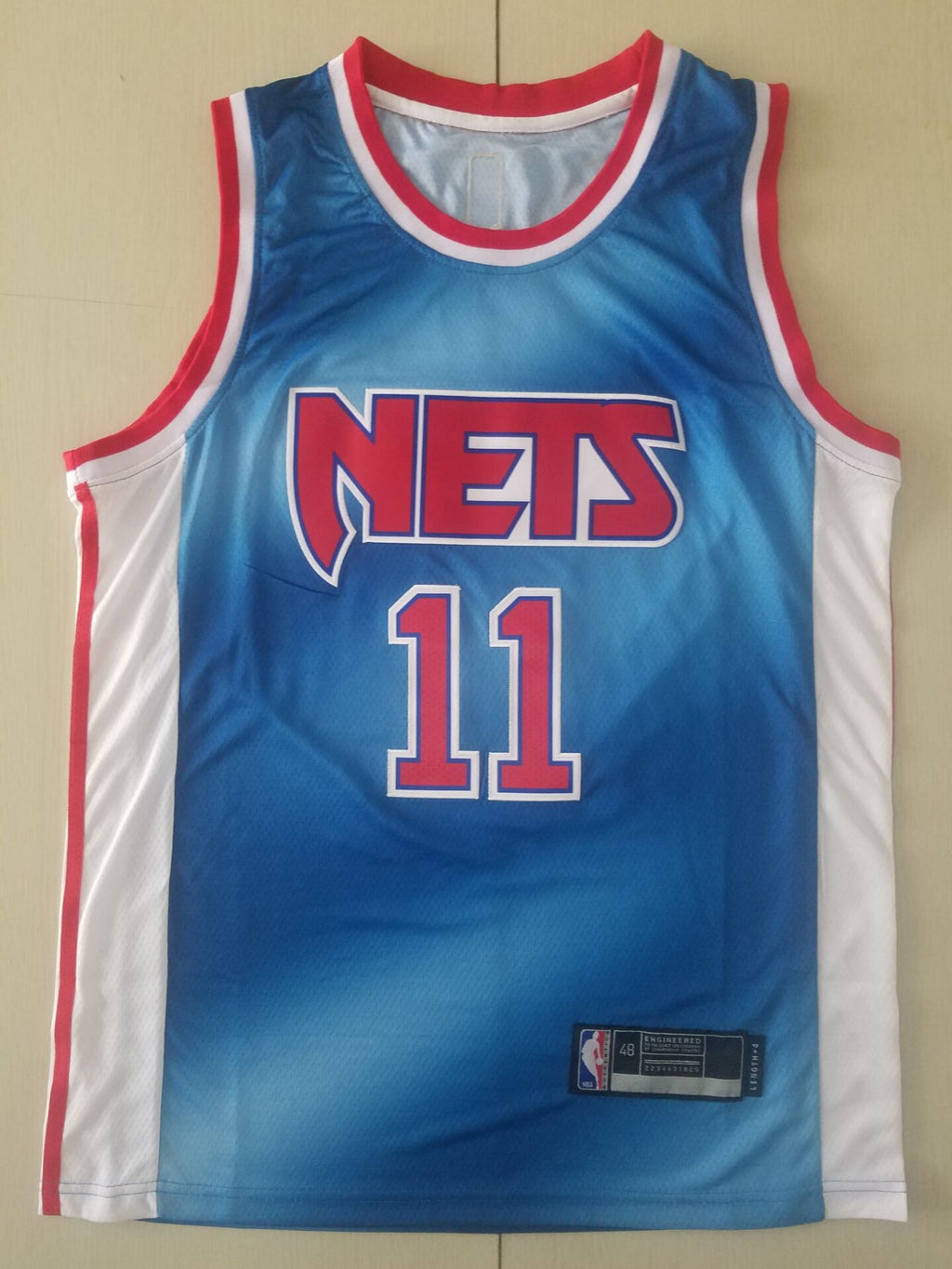 Men's Brooklyn Nets Kyrie Irving Blue Swingman Player Jersey