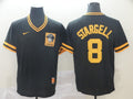 Men's Pittsburgh Pirates Willie Stargell Black Replica Player Jersey