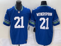 Men's Seattle Seahawks Devon Witherspoon Royal Throwback Legend Player Jersey