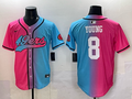 Men's San Francisco 49ers Steve Young Pink/Blue Game Jersey