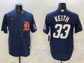 Men's Detroit Tigers Colt Keith Navy Limited Player Jersey