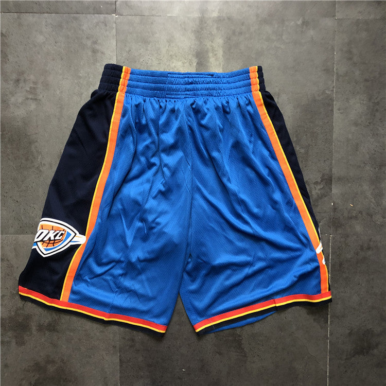 Men's Oklahoma City Thunder Icon Edition Swingman Blue Performance Shorts