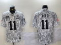 Men's Green Bay Packers Jayden Reed Arctic Camo 2024 Salute to Service Limited Jersey