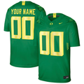 Men's Oregon Ducks Green Custom Player Game Jersey