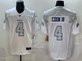 Men's Buffalo Bills James Cook III White 2025 Rivalries Collection Limited Jersey