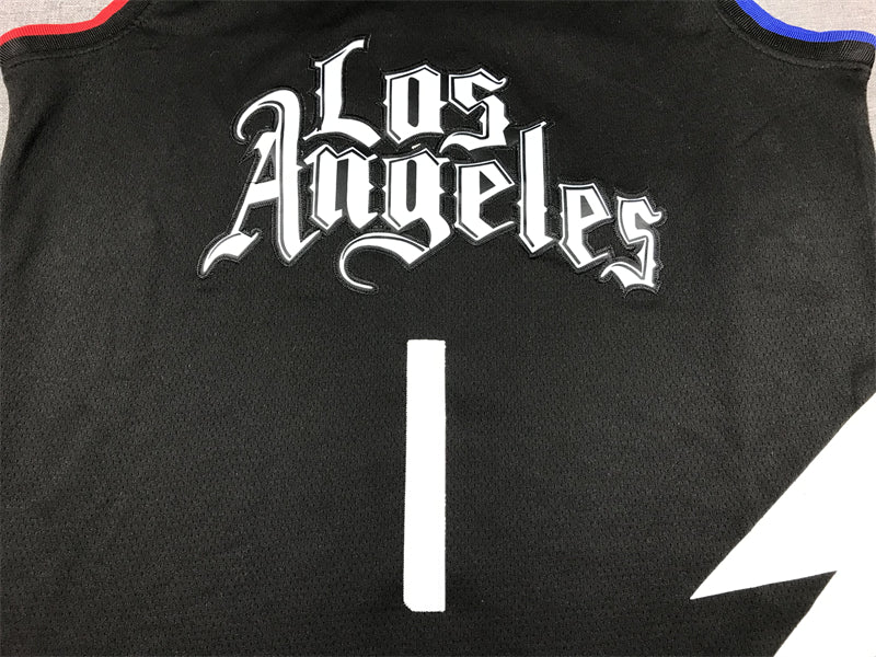Men's LA Clippers James Harden Black Swingman Jersey - Statement Edition