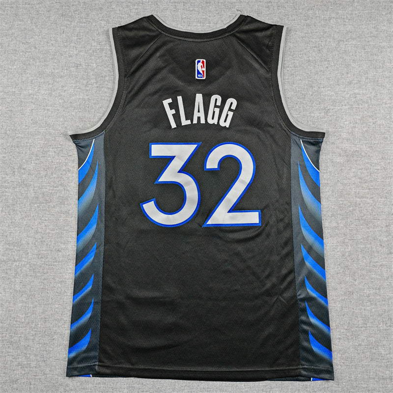 Men's Dallas Mavericks Cooper Flagg Black 2025/26 Swingman Jersey - City Edition