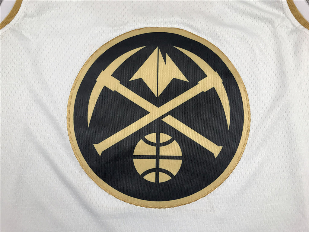 Men's Denver Nuggets Nikola Jokic White Swingman Player Jersey