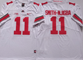 Men's Ohio State Buckeyes Jaxon Smith-Njigba White Player Game Jersey