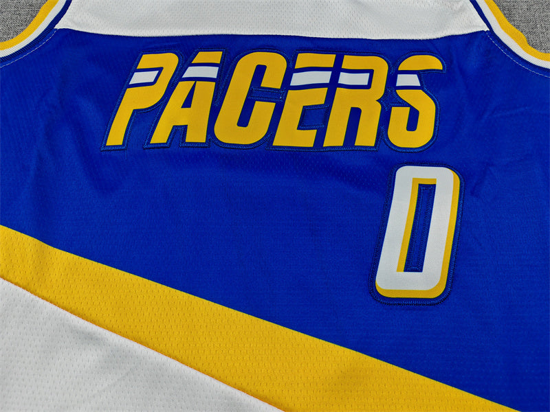 Men's Indiana Pacers Tyrese Haliburton White 2025/26 Swingman Jersey - City Edition