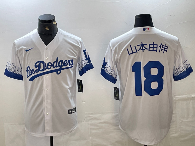 Men's Los Angeles Dodgers Yoshinobu Yamamoto White Alternate Game Jersey