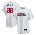 Men's 2023 World Baseball Classic Merrill Kelly USA White Jersey